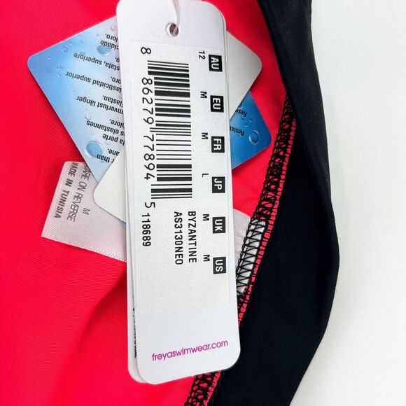 NWT Freya Byzantine Bikini 2 Piece Set Underwire Top & Bottom Colorful Geo 34D M - Picture 12 of 14